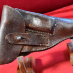 VERY SCARCE GERMAN WWI PEBBLEGRAIN HOLSTER FOR THE LANGENAHN PISTOL OR THE MAUSER 1914