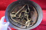 WED JUN 10, JAPANESE NAVY/SNLF TYPE 90 HELMET, WITH LINER & FULL CHINSTRAPS TOO! - Image 5