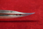 US WWII VERY RARE FIGHTING KNIFE MADE FROM A PATTON SABER WITH SCABBARD! - Image 4