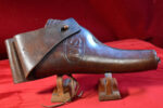 VERY SCARCE ROCK ISLAND ARSENAL 1911 DATED HOLSTER FOR THE US 1909 COLT .45 REVOVLER, NICE!