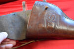 VERY SCARCE ROCK ISLAND ARSENAL 1911 DATED HOLSTER FOR THE US 1909 COLT .45 REVOVLER, NICE! - Image 5