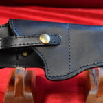 VERY SCARCE UN-ISSUED POST WWII BLACK LEATHER GENRAL OFFICER'S HOLSTER FOR THE 1903 COLT GO PISTOL