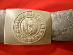 TUE JUL 7, ORIGINAL WWII GERMAN G43 MAGS WITH VERY RARE ORIGINAL MAG POUCH BELT AND BUCKLE - Image 2