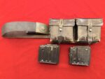 TUE JUL 7, ORIGINAL WWII GERMAN G43 MAGS WITH VERY RARE ORIGINAL MAG POUCH BELT AND BUCKLE