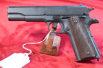 SOLD OUTSTANDING, US WWII REMINGTON RAND 1911A1 PISTOL, JANUARY1944 PRODUCTION, 100% ORIGINAL & MINT CRISP STUNNING!