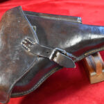 GERMAN WWI BROWN LEATHER LUGER HOLSTER, VERY SHARP!