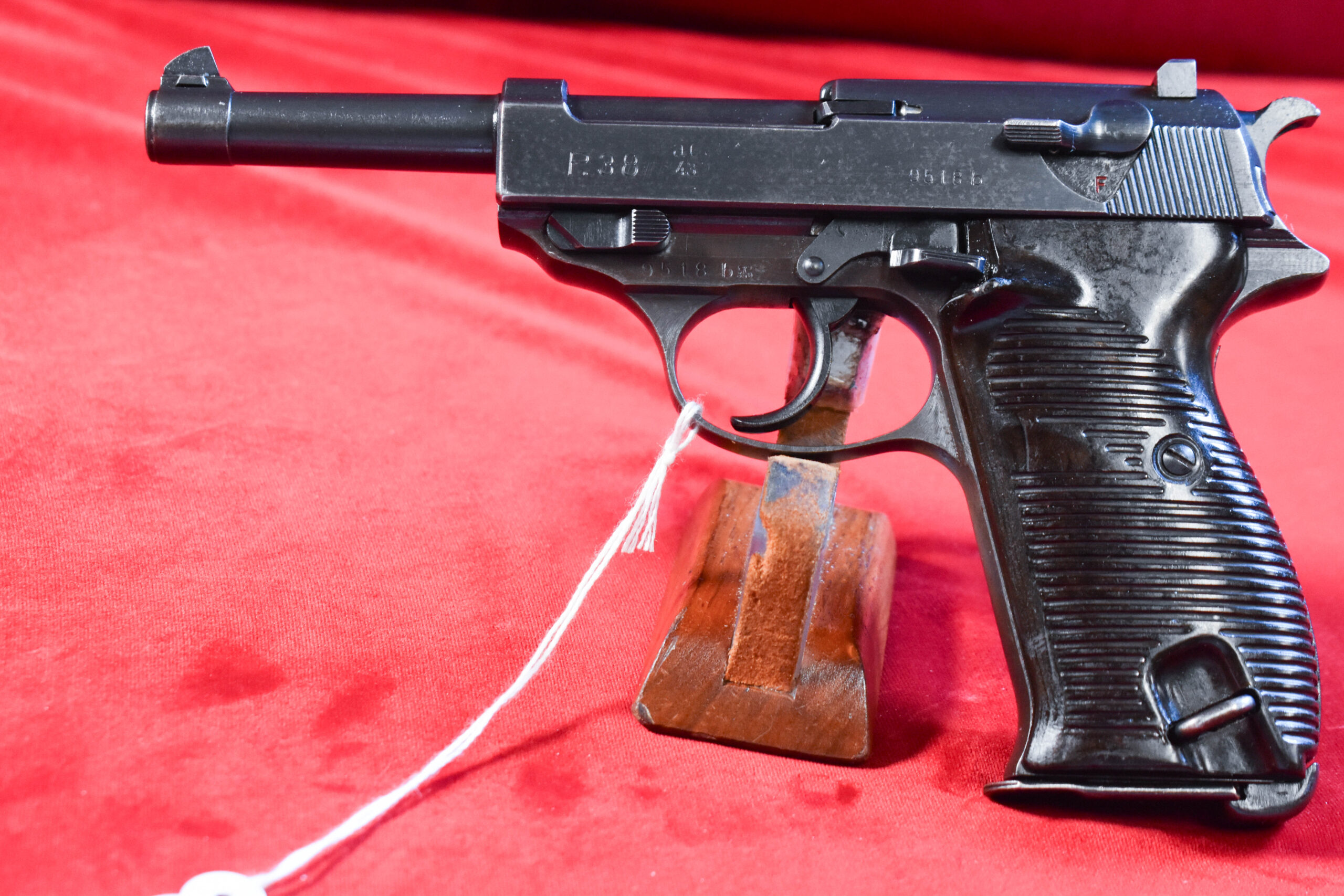 43ROUGH-1 THU AUG 6, WALTHER ac 43 P.38 PISTOL, “B” LETTER BLOCK, ALL MATCHING, 1970'S PAWN SHOP COLLECTION - Image 1