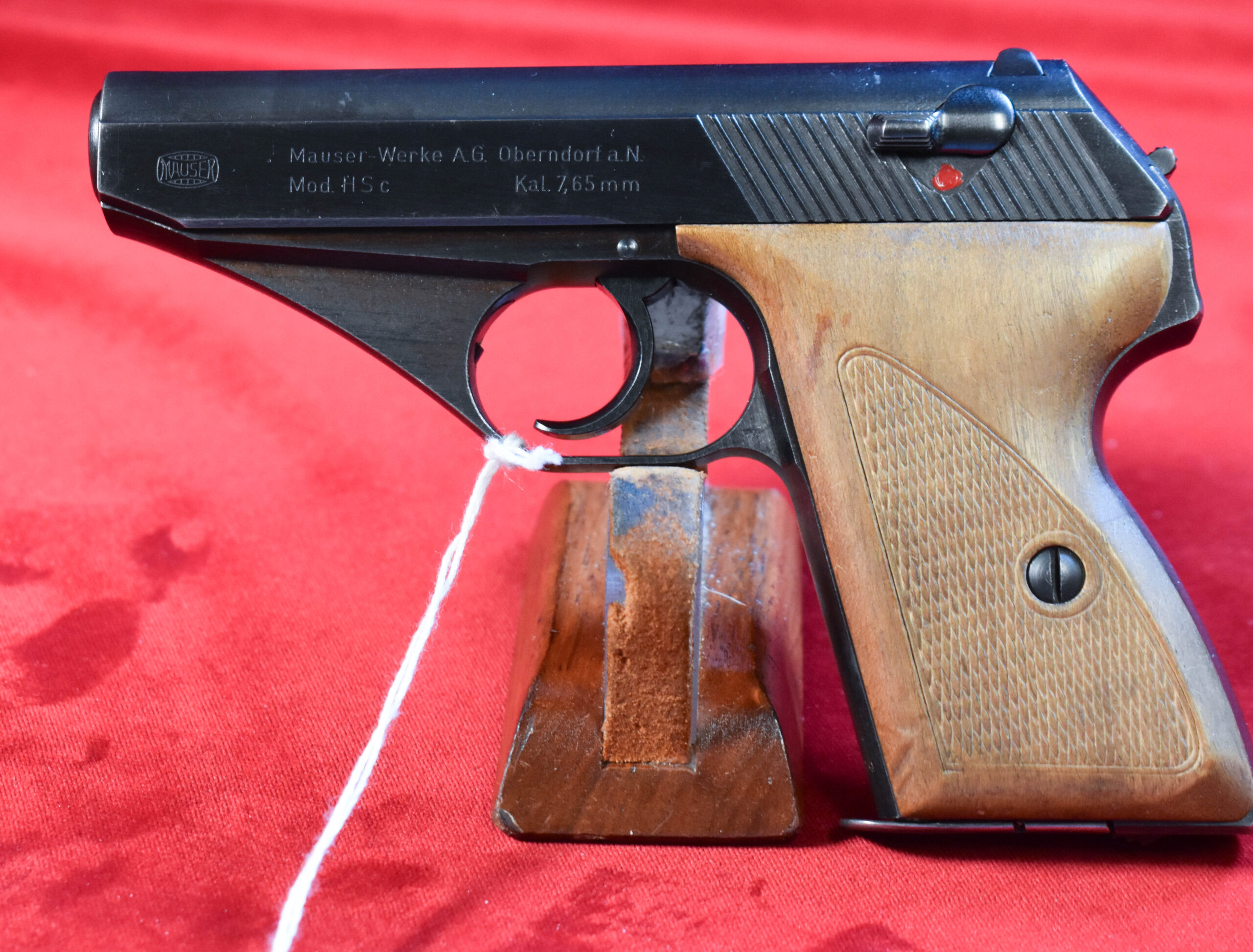 5PAWN-1 TUE AUG 11, 1942 MAUSER HSc PISTOL, NAZI POLICE EAGLE/L, MINT CRISP, ABSOLUTE GEM! 1970'S PAWN SHOP COLLECTION - Image 1
