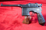 TUE AUG 25, HARD TO FIND, GERMAN WWI MAUSER M1896/16 “RED 9” BROOMHANDLE PISTOL WITH MATCHING STOCK & VERY NICE HARNESS, VERY SHARP FULL RIG! - Image 3