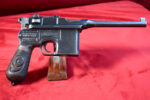 TUE AUG 25, HARD TO FIND, GERMAN WWI MAUSER M1896/16 “RED 9” BROOMHANDLE PISTOL WITH MATCHING STOCK & VERY NICE HARNESS, VERY SHARP FULL RIG! - Image 4