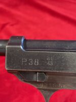 THU AUG 6, WALTHER ac 43 P.38 PISTOL, “B” LETTER BLOCK, ALL MATCHING, 1970'S PAWN SHOP COLLECTION - Image 5