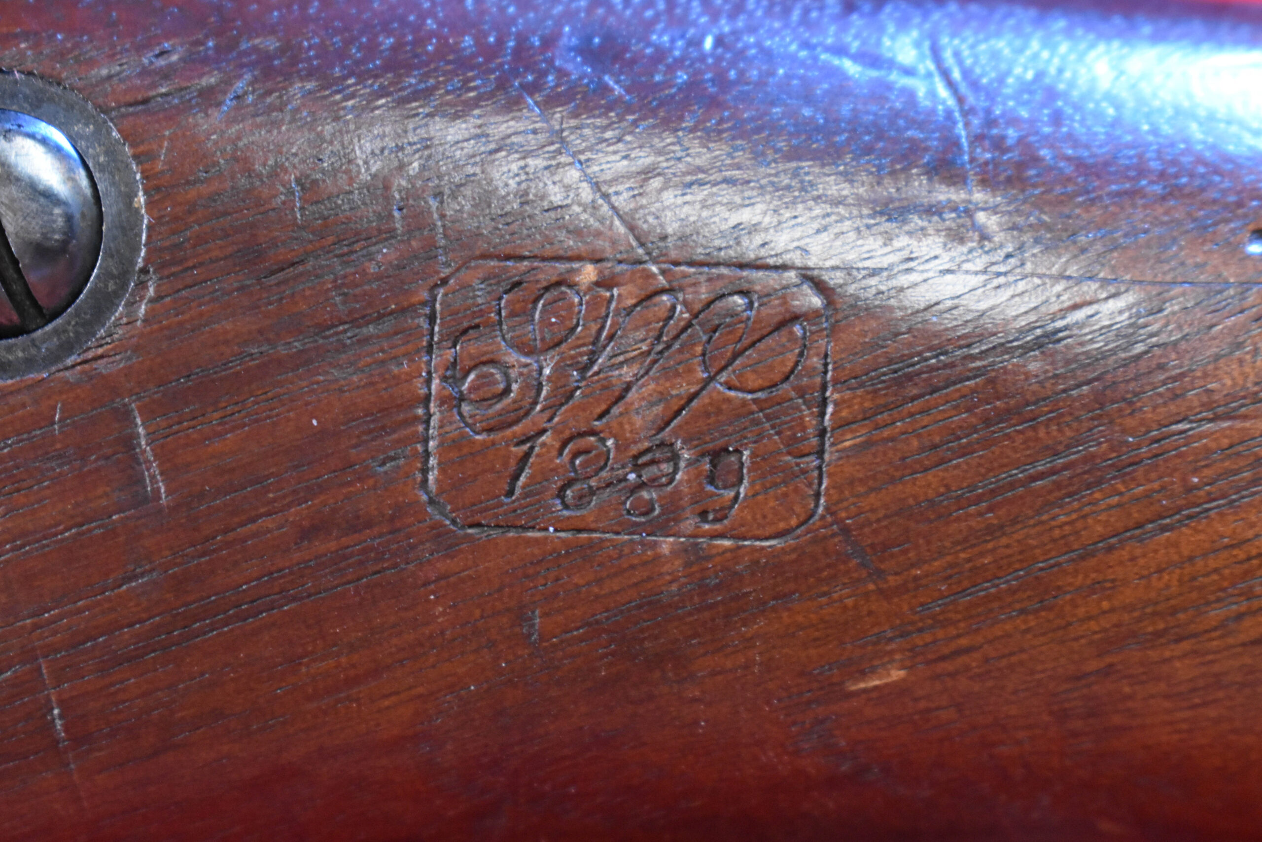TRAPP-3 WED APRIL 26, TOP NOTCH US SPRINGFIELD ARMORY MODEL 1884 TRAPDOOR RIFLE, 1889 DATED WITH MINT ORIGINAL SLING, APPEARS UNFIRED! - Image 1