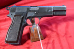 SOLD TOP SHELF NAZI OCCUPATION FN HIGH POWER PISTOL, FIXED SIGHT, “b” BLOCK, MID 1944 PRODUCTION, MINT SHARP! - Image 3