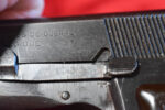 SOLD TOP SHELF NAZI OCCUPATION FN HIGH POWER PISTOL, FIXED SIGHT, “b” BLOCK, MID 1944 PRODUCTION, MINT SHARP! - Image 6