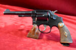 SUN SEPT 13, SMITH AND WESSON M&P 5 INCH .38 SPECIAL, VERY NICE POST WAR POLICE ISSUED REVOLVER, NICE! - Image 3