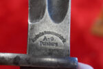 GERMAN WWI 1916 DATED 98/05 BAYONET FOR THE MAUSER 98 SERVICE RIFLE, VERY NICE!