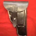 ORIGINAL WW2 WALTHER PPK POLICE HOLSTER 1943 OTTO SINDEL BERLIN MARKED POLICE B