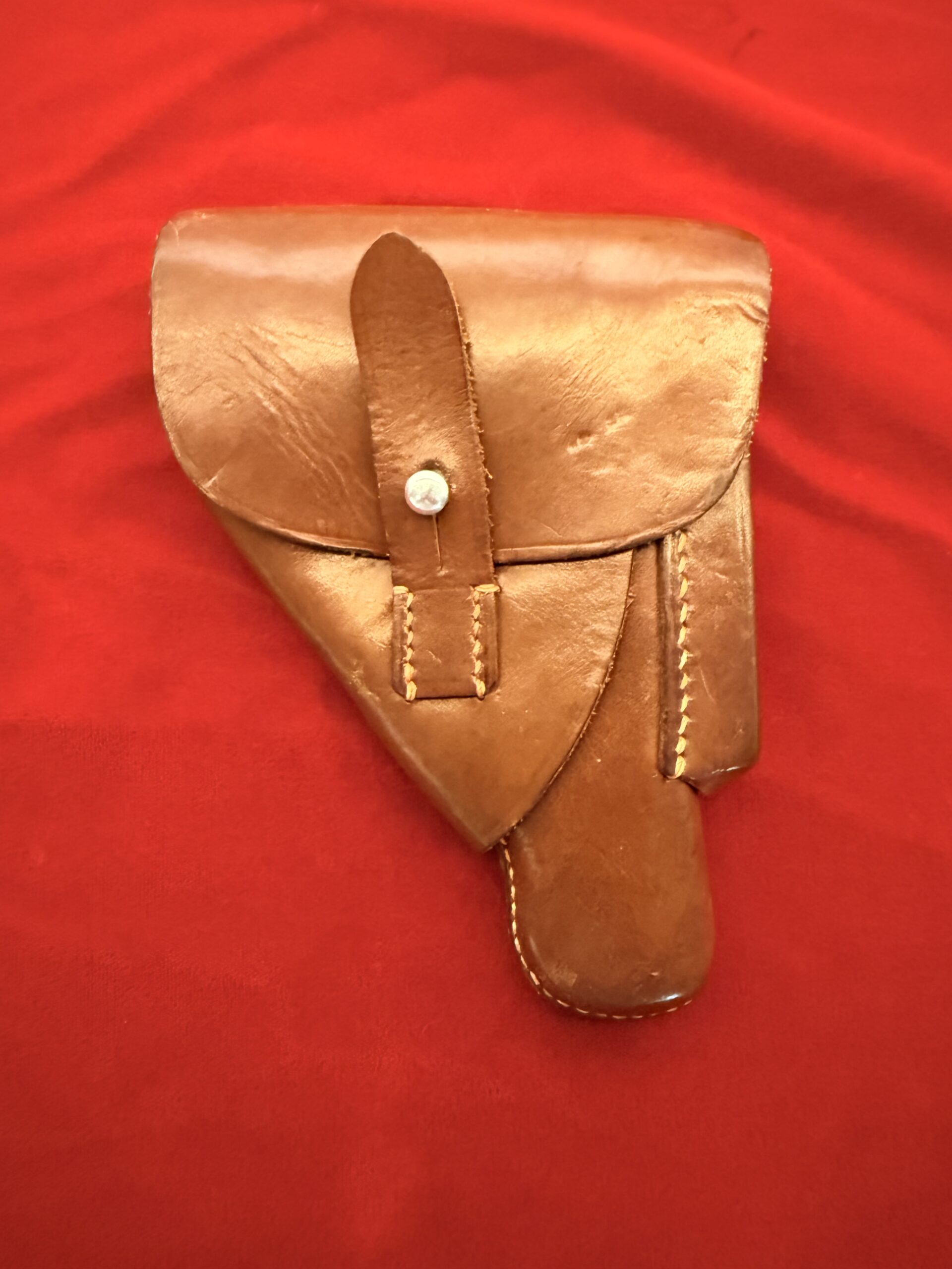 IMG_5466 MON SEPT 14, RARE MINT BROWN AKAH DRGM LEADING EDGE HOLSTER FOR THE WALTHER PPK - Image 1