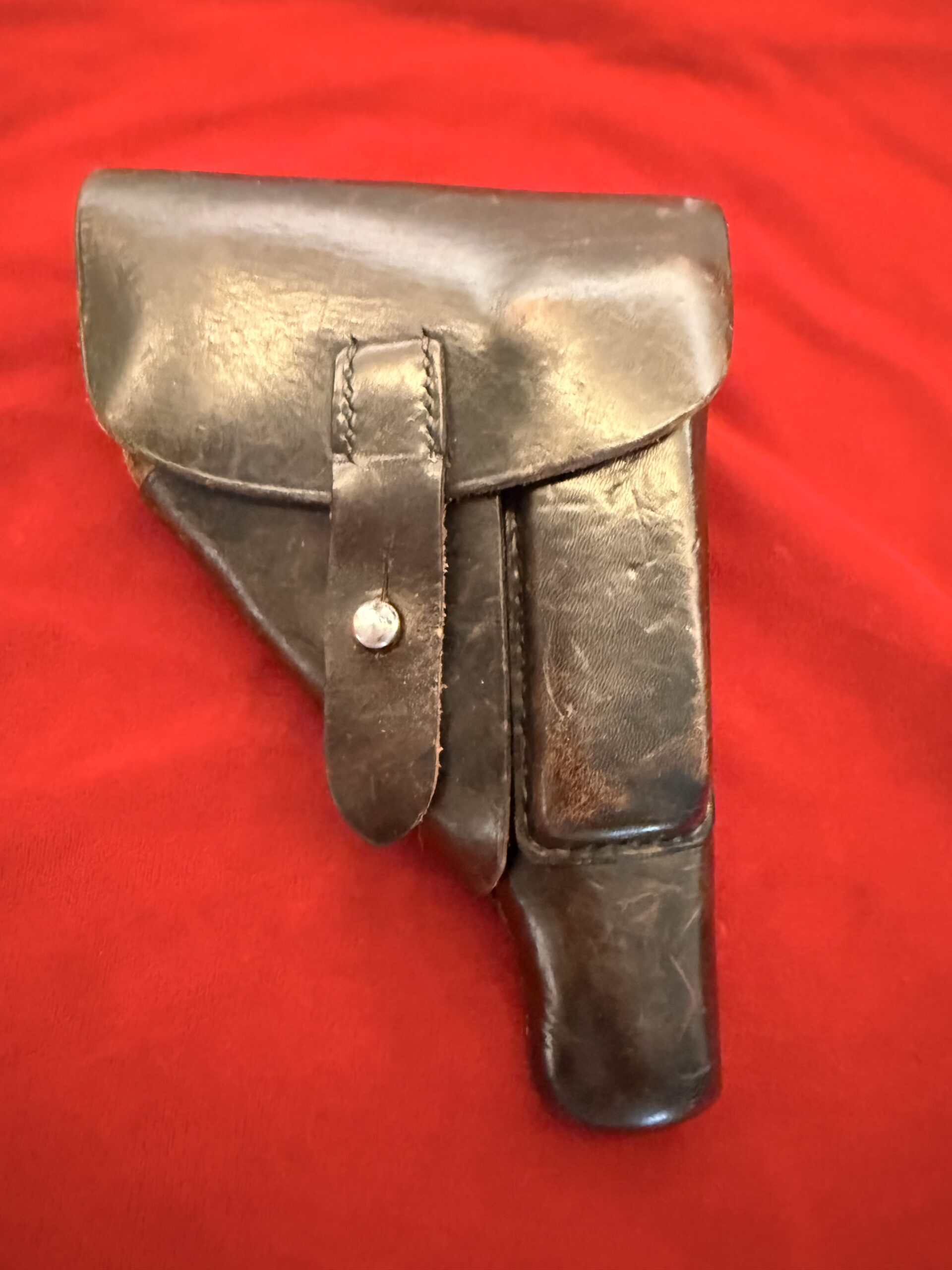 IMG_5484 MON SEPT 14, EXTREMELY RARE REICHSBAHN WALTHER PP HOLSTER…MARKED BAHNSCHUTZ R.B.D. STUGGART 1940 - Image 1