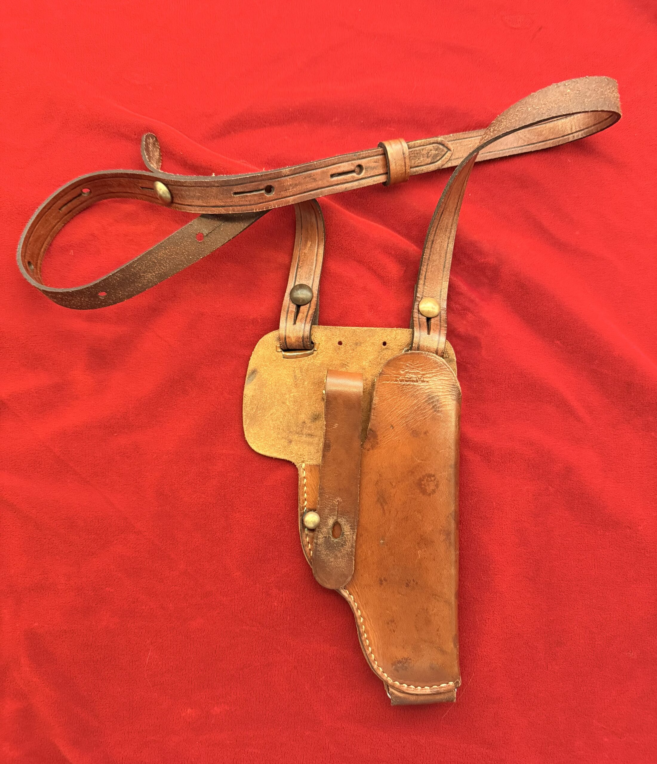 IMG_5496 MON SEPT 14, EXTREMELY RARE AKAH DRGM SHOULDER HOLSTER FOR THE WALTHER PPK - Image 1