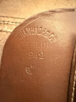 MON SEPT 14, MINT Original German WWll Schambach & Co., Berlin 1942 Nazi Police Eagle/B marked holster for the Mauser Hsc – Sauer 38h - Image 2