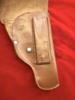 MON SEPT 14, MINT Original German WWll Schambach & Co., Berlin 1942 Nazi Police Eagle/B marked holster for the Mauser Hsc – Sauer 38h - Image 3