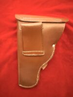 MON SEPT 14, MINT Original German WWll Schambach & Co., Berlin 1942 Nazi Police Eagle/B marked holster for the Mauser Hsc – Sauer 38h - Image 4