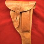 MON SEPT 14, ORIGINAL WARTIME GERMAN UNMARKED HOLSTER…POSSIBLY FOR THE SAUER 38H, MAUSER HSC, WALTHER PP