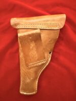 MON SEPT 14, ORIGINAL WARTIME GERMAN UNMARKED HOLSTER…POSSIBLY FOR THE SAUER 38H, MAUSER HSC, WALTHER PP - Image 2