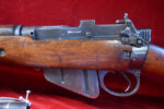 WED SEPT 30, EARLY PRODUCTION 1942 SAVAGE MADE No.4 MkI LEE ENFIELD RIFLE, LEND LEASE MARKED, NON IMPORT WITH BAYONET