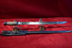 JAPANESE WWII TYPE 30 BAYONET, KOKURA ARSENAL, BRIGHT BLADE, SOLDIER WRAPPED HANDLE NICE WITH FROG TOO! - Image 2