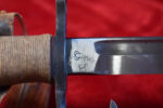 JAPANESE WWII TYPE 30 BAYONET, KOKURA ARSENAL, BRIGHT BLADE, SOLDIER WRAPPED HANDLE NICE WITH FROG TOO! - Image 4
