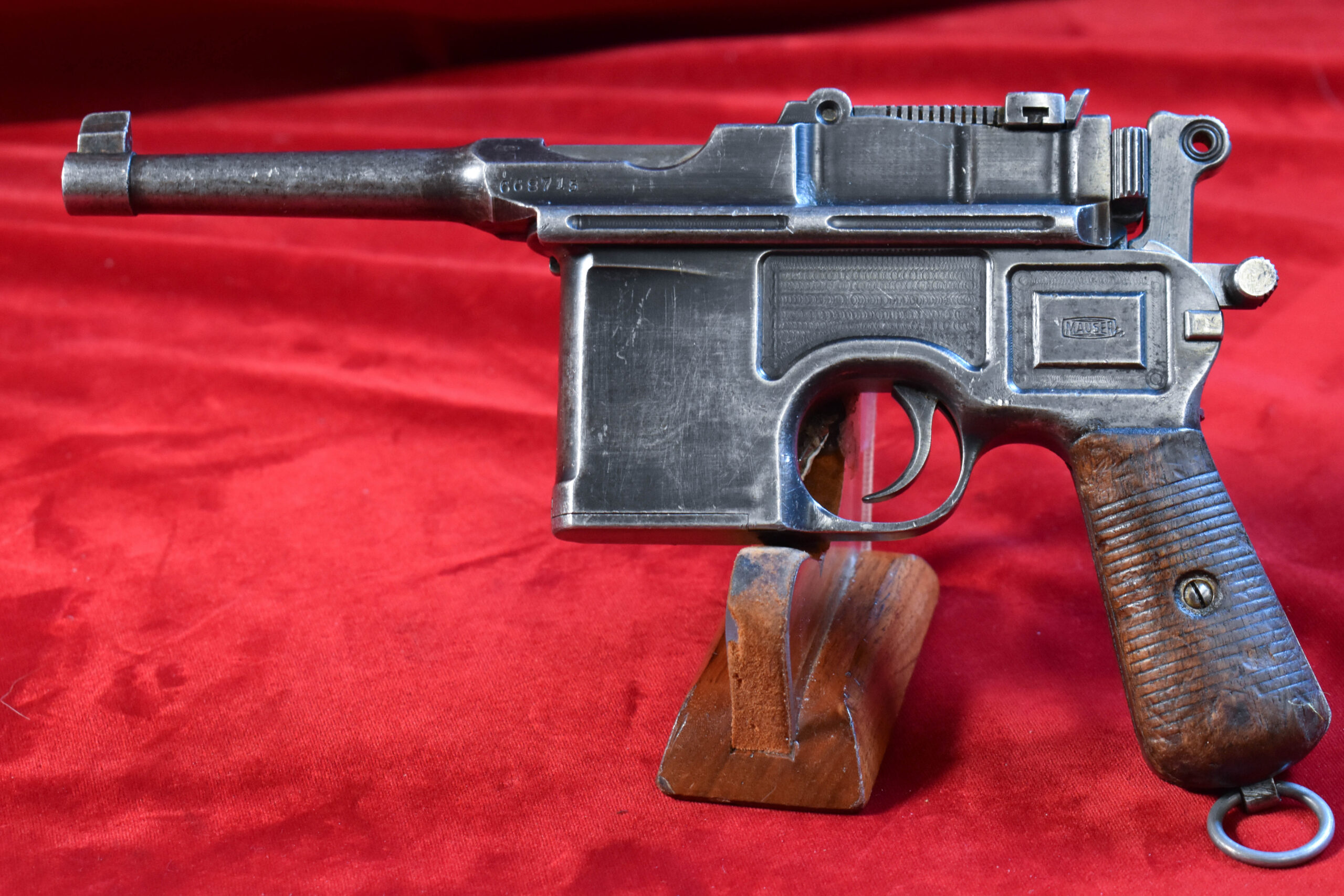arlbolo-1 WED SEPT 16, MAUSER M1921 “BOLO” BROOMHANDLE PISTOL, NON-CHINESE, DECENT! - Image 1