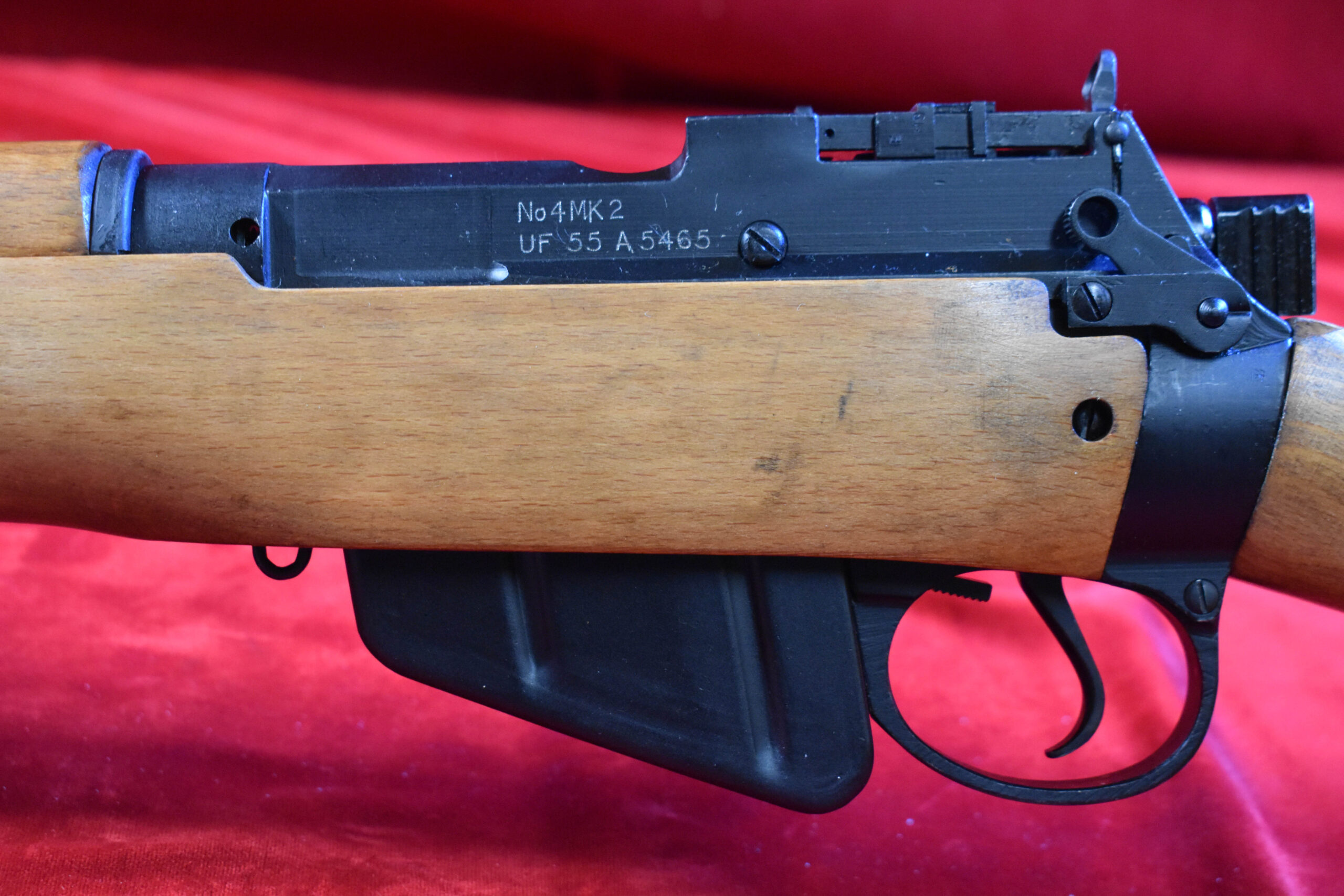 ivanmummy-5 WED SEPT 16, BRAND NEW No4. Mk2. LEE ENFIELD RIFLE, UF 55 RAF CONTRACT PRODUCTION, MUMMY UNWRAPPED NEW! WITH BAYONET TOO! - Image 1
