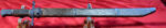 JAPANESE LAST DITCH ARROW M MARKED TYPE 30 BAYONET, WITH WOODED SCABBARD - Image 2