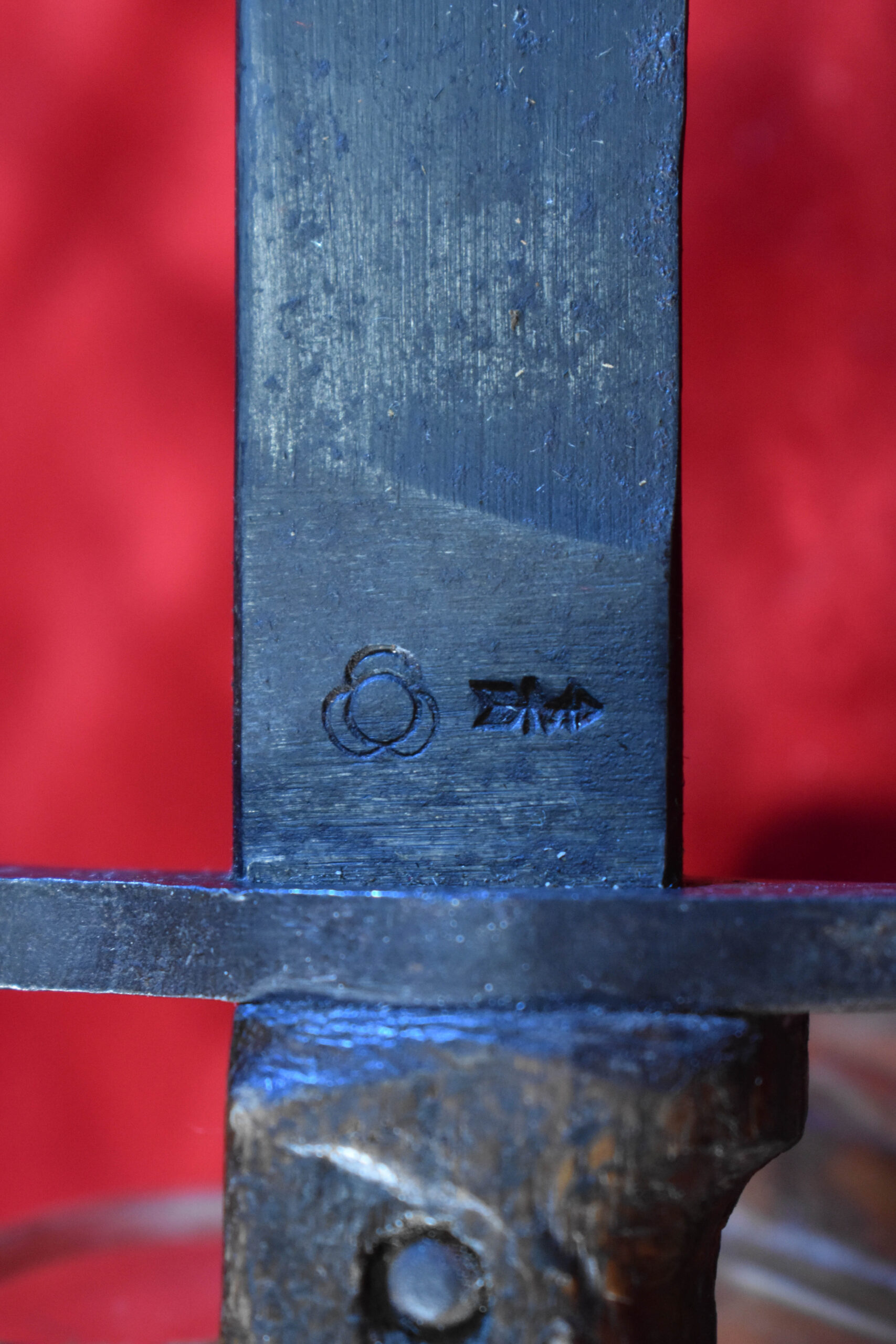 latebay-4 JAPANESE LAST DITCH ARROW M MARKED TYPE 30 BAYONET, WITH WOODED SCABBARD - Image 1