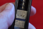 MON OCT 19, EXCEPTIONAL MAUSER HSc PISTOL,1944 3 LINE VARIANT, RARE PLASTIC GRIPS, MILITARY FINISH, E/135 WAFFENAMTED, VERY RARE jhg 44 HOLSTER, MINT FULL RIG! - Image 11