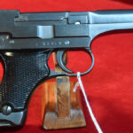 HOLD WED OCT 28, OUTSTANDING JAPANESE WWII TYPE 94 PISTOL, 19.1 date (JAN,1944) PRODUCTION, MINT CRISP STUNNING!