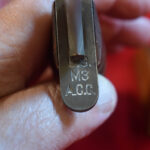 THU JUL 24, US WWII SCARCE MAKER, AERIAL GUARD MARKED, M3 FIGHTING KNIFE WITH M8 SCABBARD, MINT COLLECTOR GRADE!
