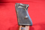 GERMAN WWII ORIGINAL MID WAR GRAY GRIP FOR THE WALTHER PPK, VERY SCARCE!