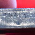 ORIGINAL GERMAN WWII RSHA/SS SPINE NUMBERED WALTHER PP MAGAZINE, RARER THAN HEN'S TEETH!