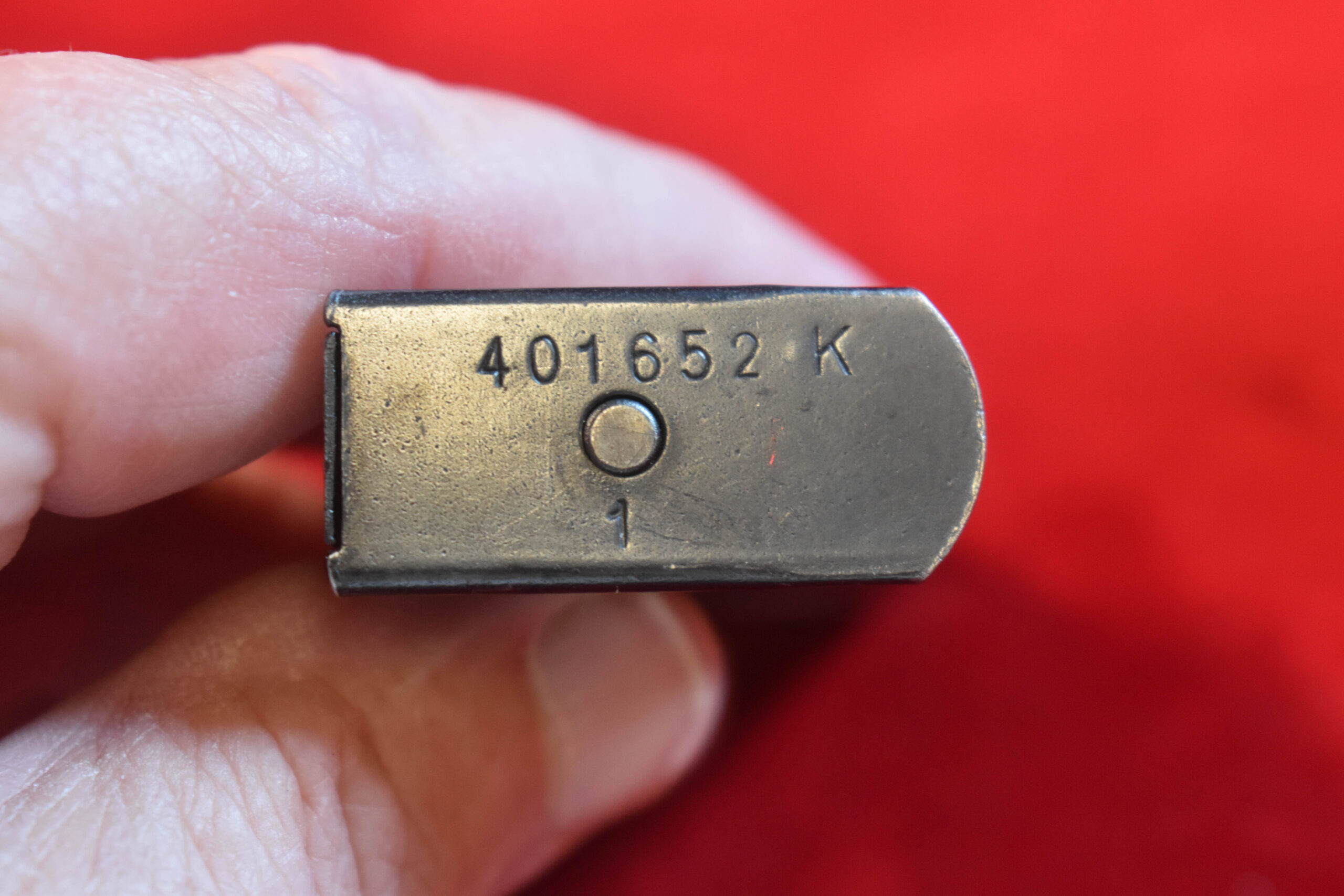 WAYNEMAG-3 ORGINAL GERMAN WWII RSHA/SS LATE WAR NUMBERED PPK MAG - Image 1